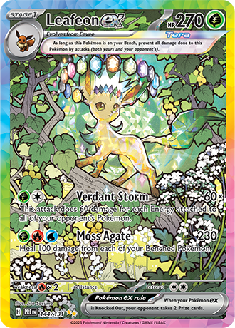 Leafeon EX - 144-131 - Special Illustration Rare