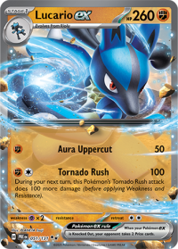 pokemon s v prismatic evolutions lucario ex 051 131