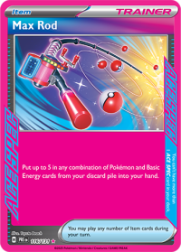 pokemon s v prismatic evolutions max rod 116 131