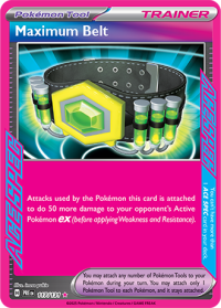 pokemon s v prismatic evolutions maximum belt 117 131
