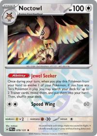 pokemon s v prismatic evolutions noctowl 078 131 poke ball
