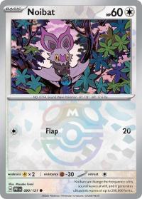 pokemon s v prismatic evolutions noibat 090 131 master ball