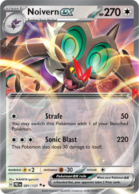 pokemon s v prismatic evolutions noivern ex 091 131