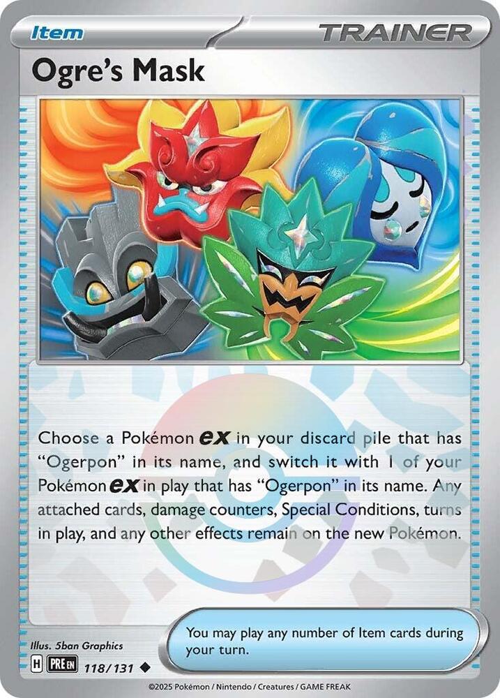 Ogre’s Mask - 118-131 (Poke Ball)