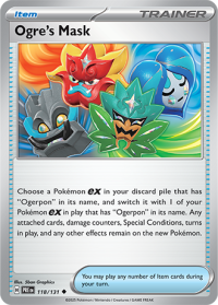 pokemon s v prismatic evolutions ogre s mask 118 131