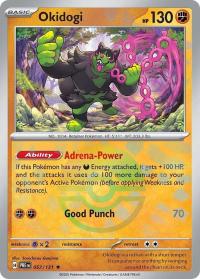pokemon s v prismatic evolutions okidogi 057 131 poke ball