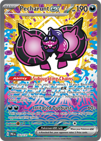 pokemon s v prismatic evolutions pecharunt ex 163 131 special illustration rare