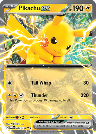 Pikachu EX - 028-131