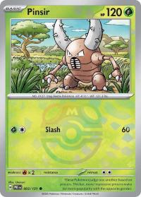 pokemon s v prismatic evolutions pinsir 003 131 master ball
