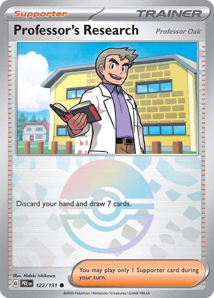 Professor’s Research (Professor Oak) - 122-131 (Poke Ball)