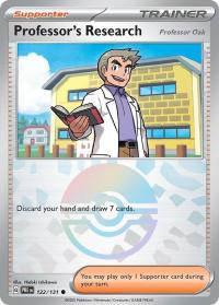 pokemon s v prismatic evolutions professor s research professor oak 122 131 poke ball