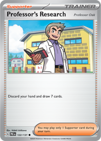 pokemon s v prismatic evolutions professor s research professor oak 122 131 rh