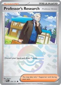 pokemon s v prismatic evolutions professor s research professor rowan 124 131 poke ball