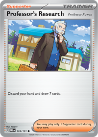 pokemon s v prismatic evolutions professor s research professor rowan 124 131