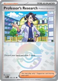 pokemon s v prismatic evolutions professor s research professor sycamore 125 131 poke ball