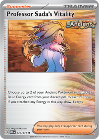 pokemon s v prismatic evolutions professor sada s vitality 120 131