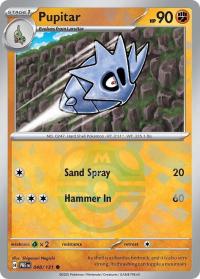 pokemon s v prismatic evolutions pupitar 048 131 master ball