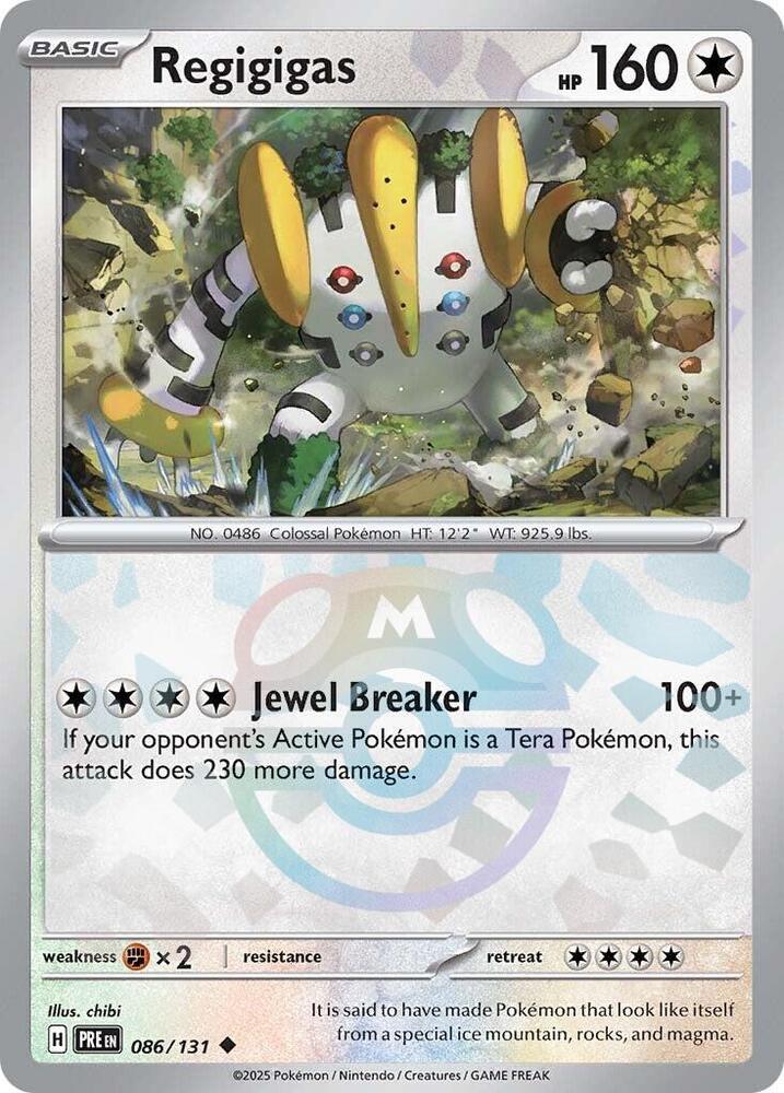 Regigigas - 086-131 (Master Ball)