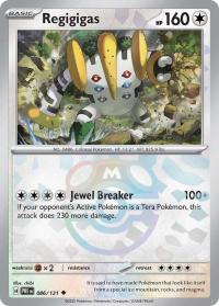 pokemon s v prismatic evolutions regigigas 086 131 master ball
