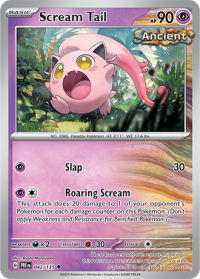 pokemon s v prismatic evolutions scream tail 042 131