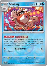pokemon s v prismatic evolutions seaking 021 131 poke ball