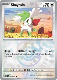 pokemon s v prismatic evolutions shaymin 087 131 master ball