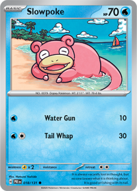 pokemon s v prismatic evolutions slowpoke 018 131