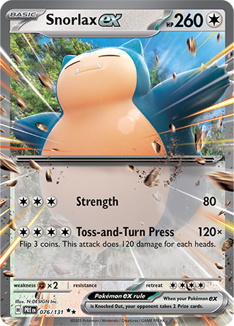 Snorlax EX - 076-131