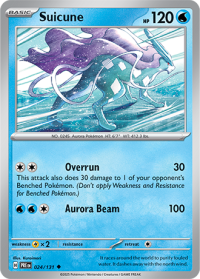 pokemon s v prismatic evolutions suicune 024 131