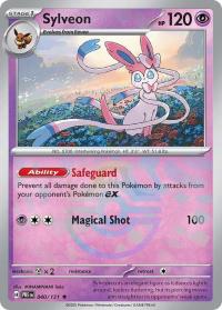 pokemon s v prismatic evolutions sylveon 040 131 master ball
