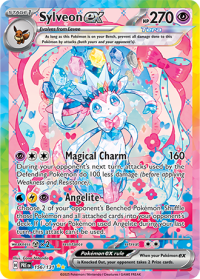pokemon s v prismatic evolutions sylveon ex 156 131 special illustration rare
