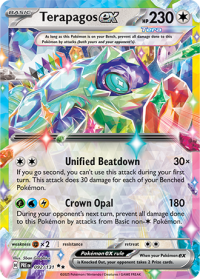 pokemon s v prismatic evolutions terapagos ex 092 131