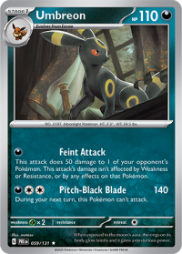 pokemon s v prismatic evolutions umbreon 059 131