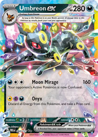 pokemon s v prismatic evolutions umbreon ex 060 131