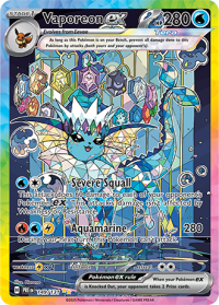pokemon s v prismatic evolutions vaporeon ex 149 131 special illustration rare