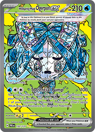 Wellspring Mask Ogerpon EX - 152-131 - Special Illustration Rare