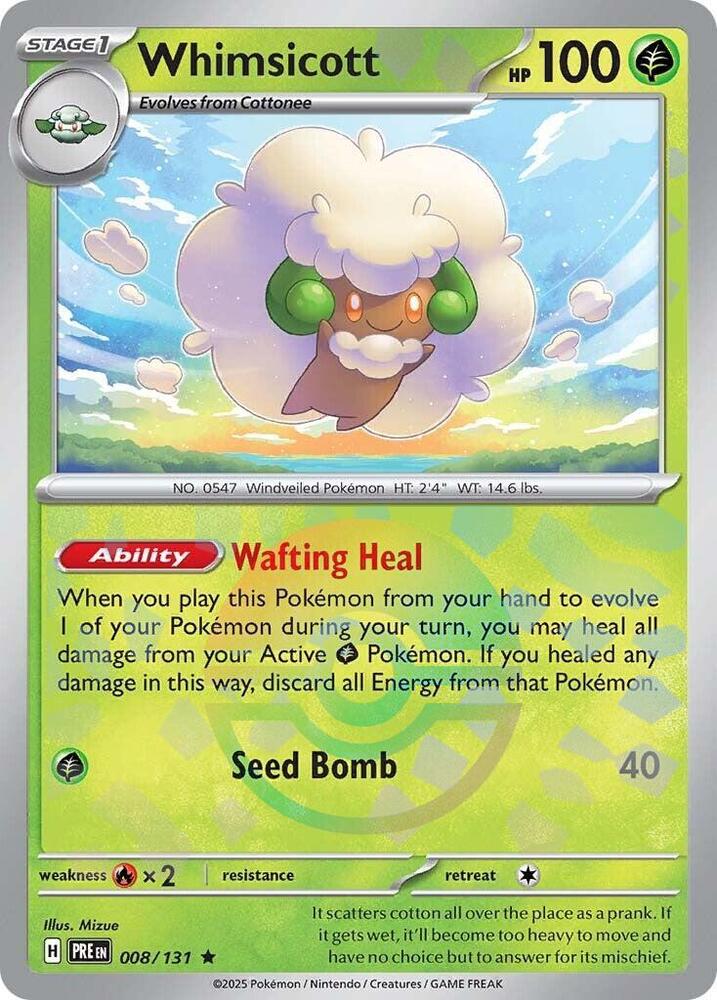 Whimsicott - 008-131 (Poke Ball)