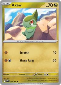 pokemon s v shrouded fable axew 044 064