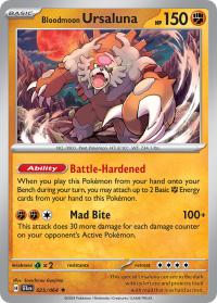 pokemon s v shrouded fable bloodmoon ursaluna 025 064