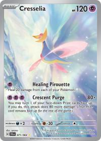 pokemon s v shrouded fable cresselia 071 064 illustration rare
