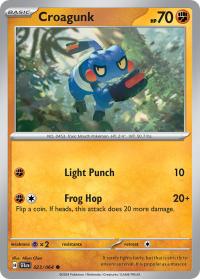 pokemon s v shrouded fable croagunk 023 064