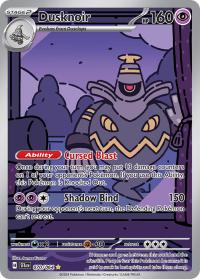 pokemon s v shrouded fable dusknoir 070 064 illustration rare