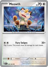 pokemon s v shrouded fable meowth 048 064