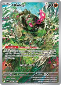 pokemon s v shrouded fable okidogi 074 064 illustration rare