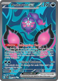pokemon s v shrouded fable pecharunt ex 085 064 full art