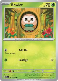 pokemon s v shrouded fable rowlet 003 064