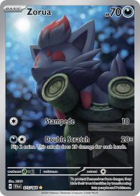 pokemon s v shrouded fable zorua 075 064 illustration rare