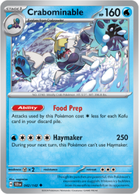 pokemon s v stellar crown crabominable 042 142