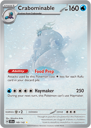 Crabominable - 149-142 - Illustrator Rare