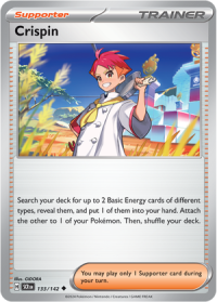 pokemon s v stellar crown crispin 133 142